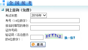 2016年天津大学同等学力申硕成绩查询入口